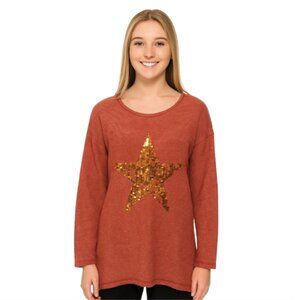 Sequin Star Women's Sweater